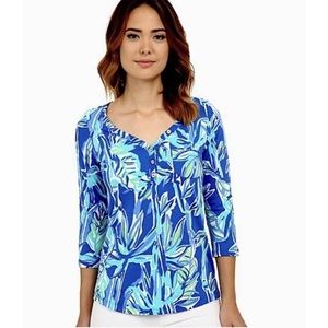 Lilly Pulitzer Palmetto Top in Bamboom Palm